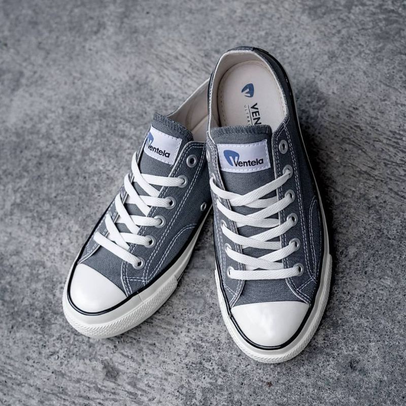 SEPATU VENTELA 70 S ABU ABU GREY LOW ORIGINAL VENTELLA VENTALA
