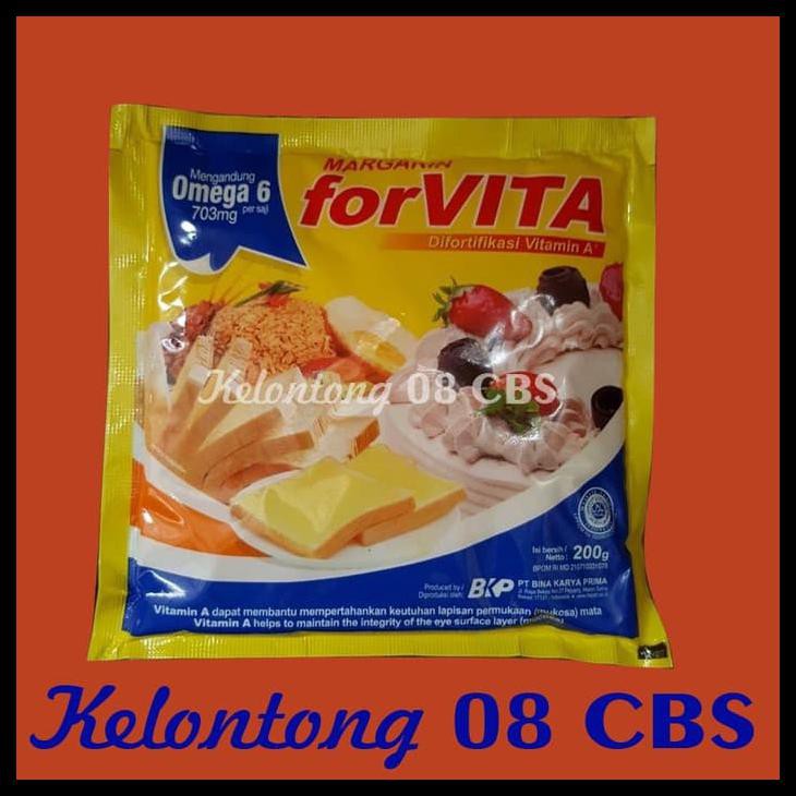 

HOT SALE Mentega Margarin Forvita Per Dus Isi 5 Lusin @200 Gr - Grosir terjamin