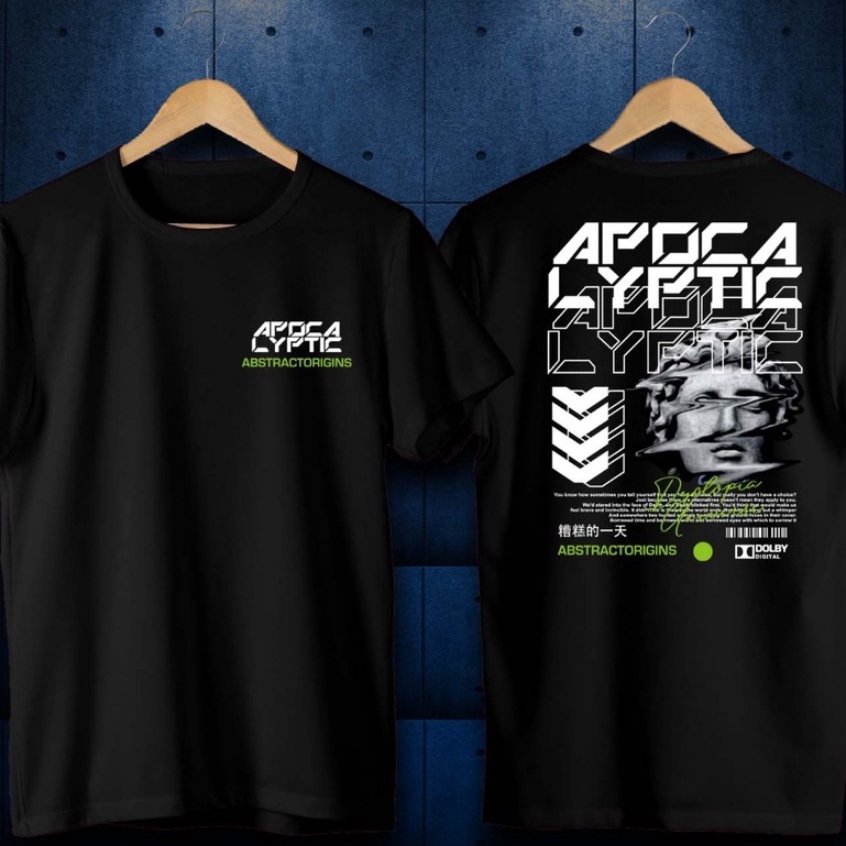 [ Bisa Bayar Dirumah ] BAJU KAOS PRIA ABSTRACK APOCALYP UKURAN M L XL POLOS BAJU KAOS PRIA ATASAN PR