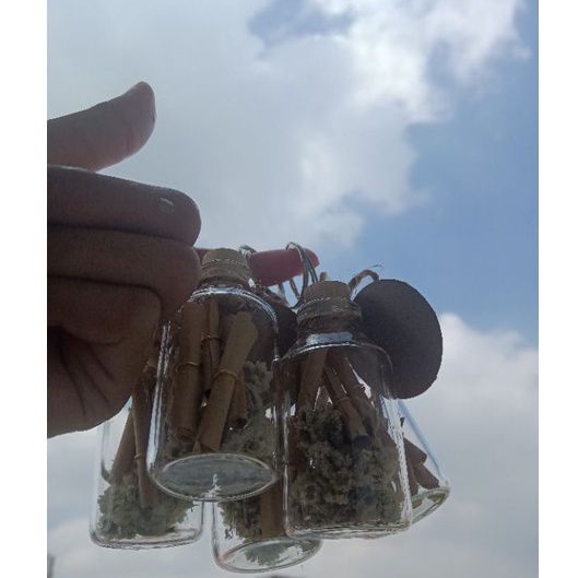 Key Chain Rustic Dried Flower Message in Bottle 25ml /message in bottle/ flower in bottle/hampers gift box