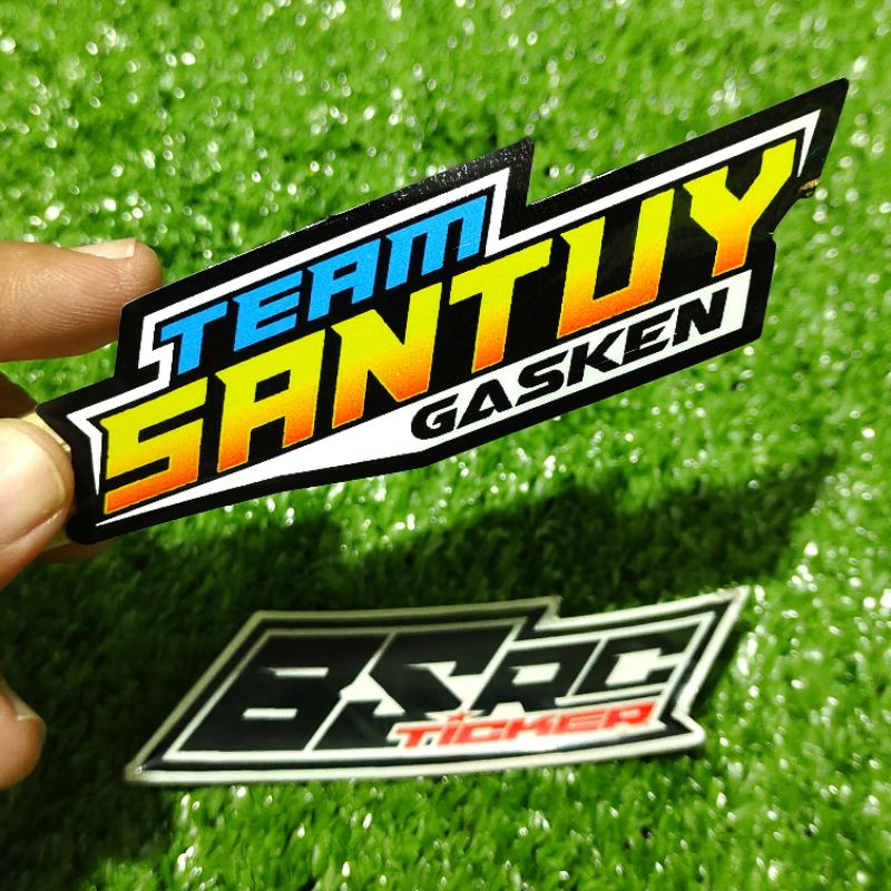 sticker team santuy gasken