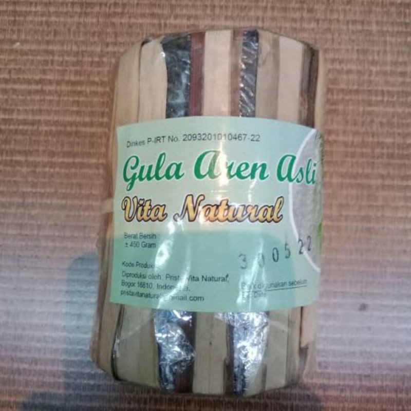 

VITA NATURAL GULA AREN ASLI 450GR