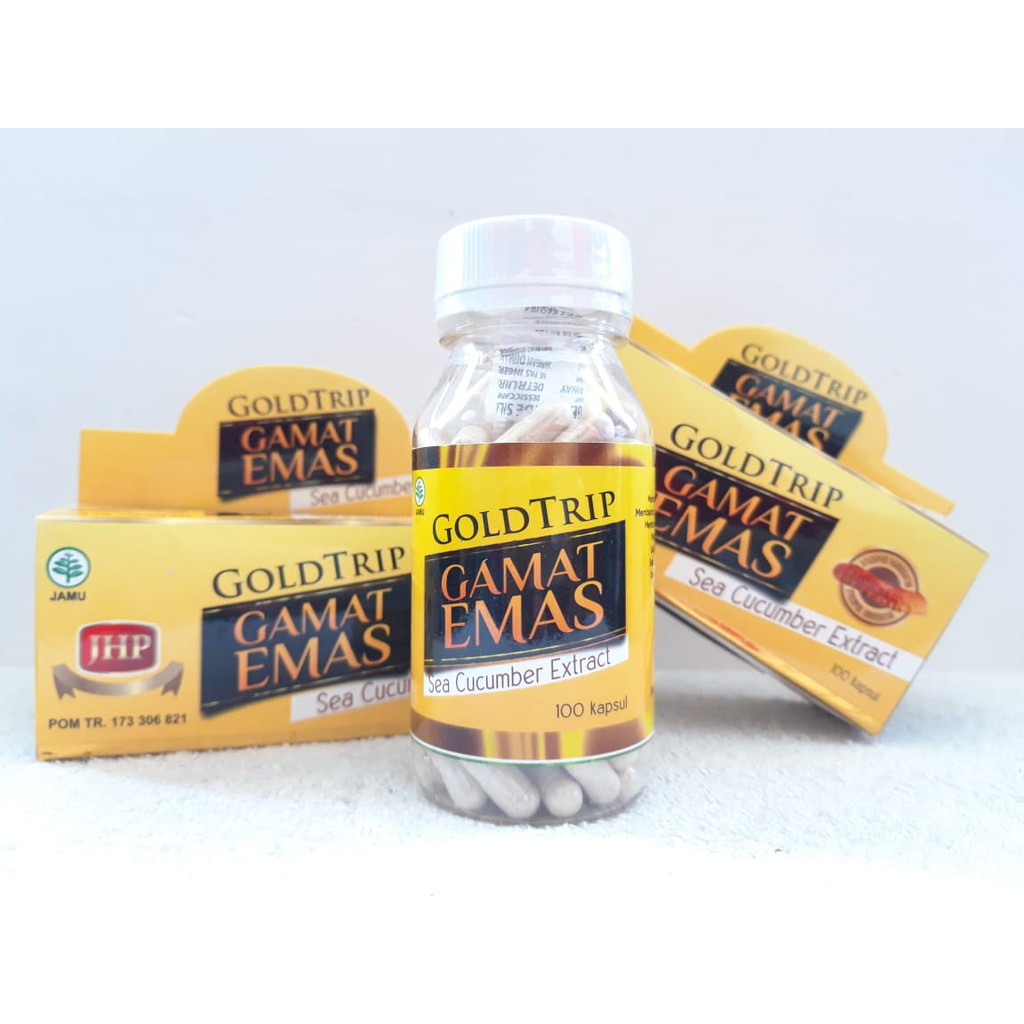 Gamat Emas Gold Trip Kapsul Jelly Gamat Emas Goldtrip Sea Cucumber Extract