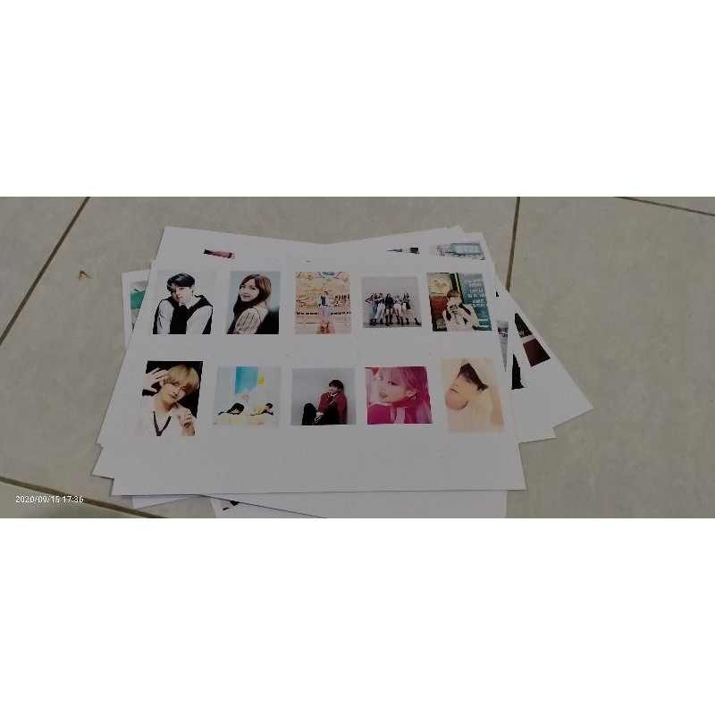 Cetak Polaroid Kertas Foto Glossy A4 Isi 10