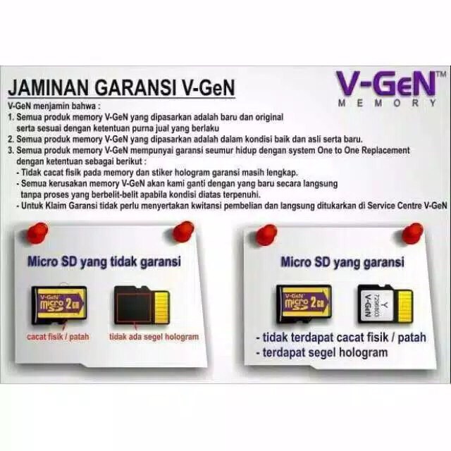 MMC Vgen Memory Card Vgen 8gb 16gb 32gb 64gb 128gb MMC Vgen Murah mmc vgen original