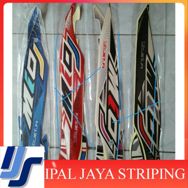 stiker Striping mio j 2012