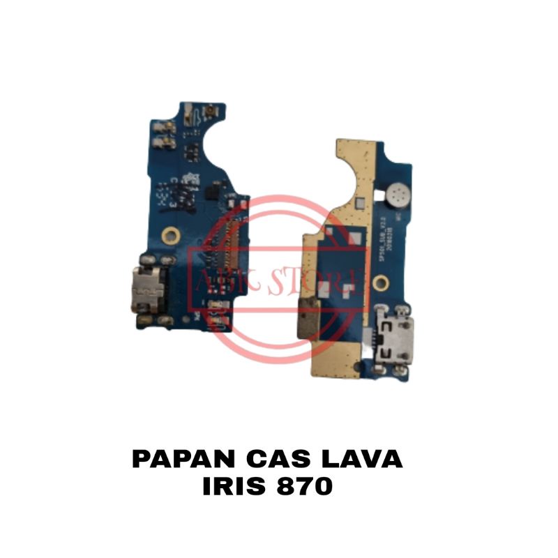 PAPAN CAS - UI BOARD PCB KONEKTOR CHARGER LAVA IRIS 870