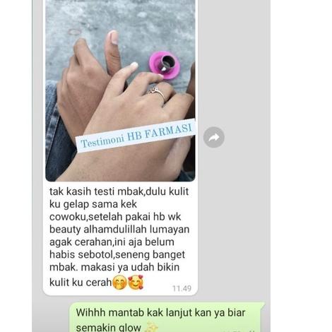 TERLARIS HB FARMA - HB PEMUTIH - PEMUTIH CEPAT - HANDBODY PEMUTIH CEPAT PUTIH ㄺ