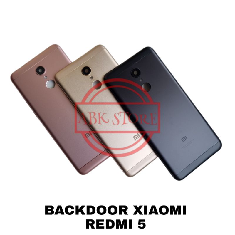 TUTUP BELAKANG BACKDOOR BACKCOVER BACK CASING HOUSING XIAOMI REDMI 5