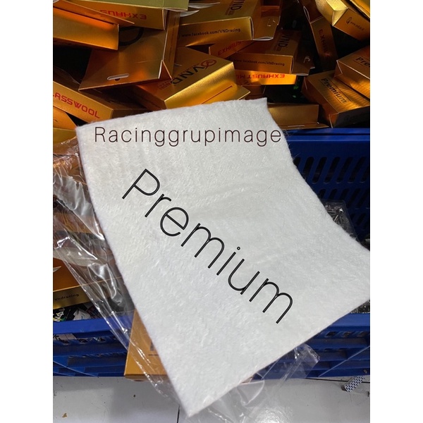 Glasswool / Peredam Knalpot - VND Racing - Glasswool Putih Anti Bakar