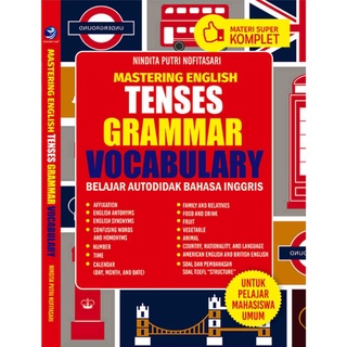 Jual BUKU Mastering English Tenses, Grammar, Vocabulary, Belajar 