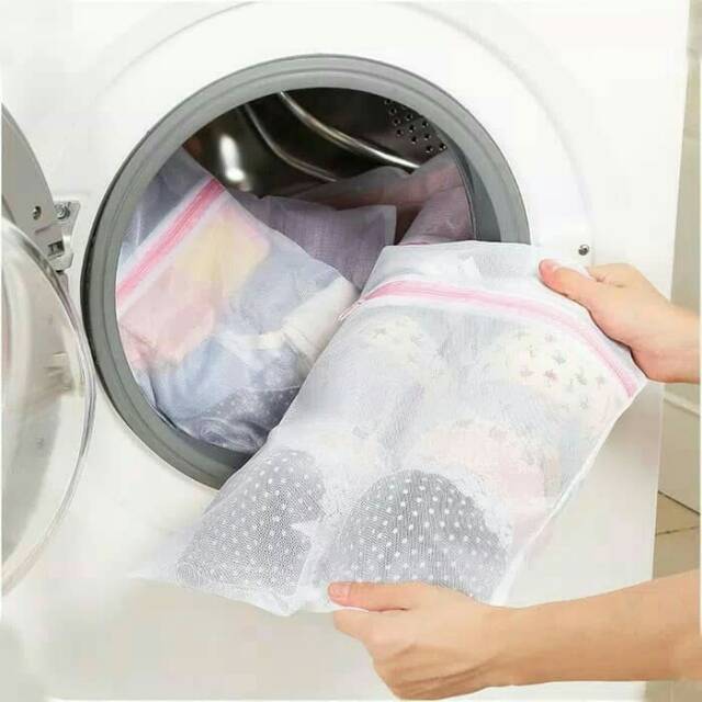 Laundry NET + Zipper - Keranjang Baju Jaring Resleting Londri Pengaman - Washing Bag