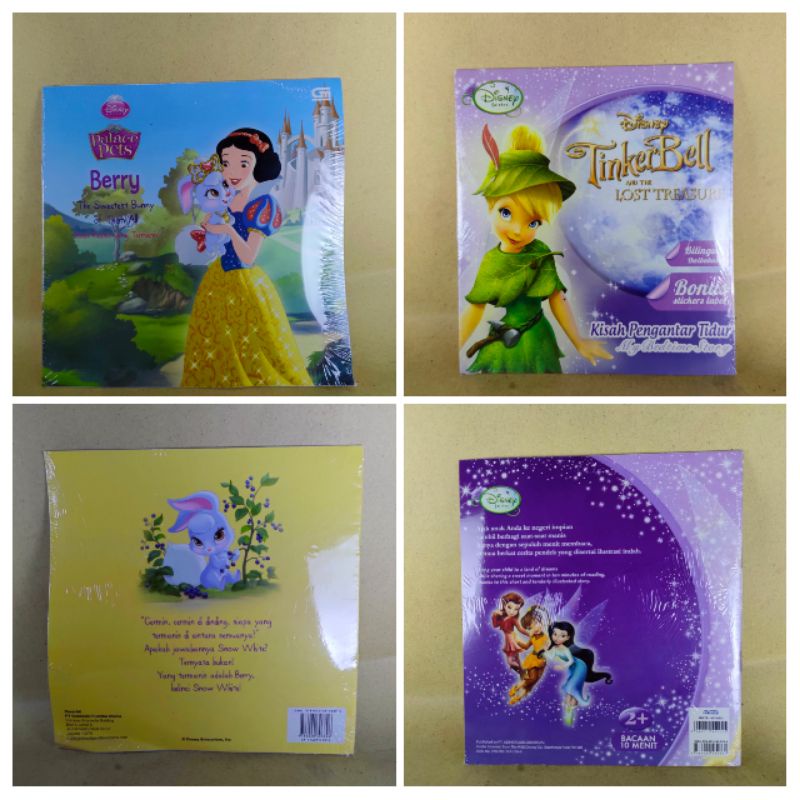 Disney TinkerBell and the Lost Treasure kisah penghantar tidur - Berry The sweetest Bunny of them al