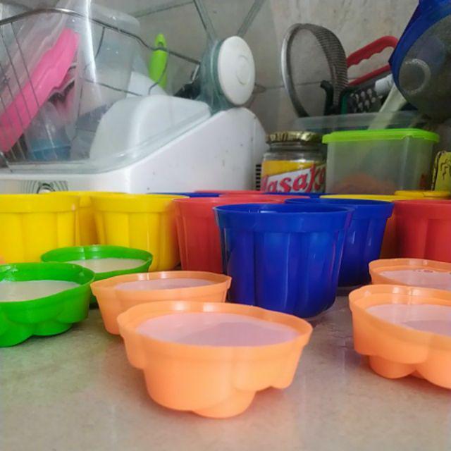 Cetakan Kue Plastik Mawar Timbul