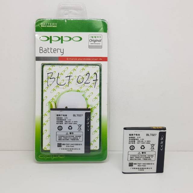 Baterai Oppo BLT027 BLT 027 Baterai Oppo R803 R805 Batre Oppo BLT-027 Baterai 2 IC 1400mAh