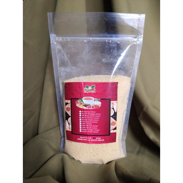 Refill Isi Ulang Beras Kencur Minuman Instan bubuk rempahfitria 250 gr