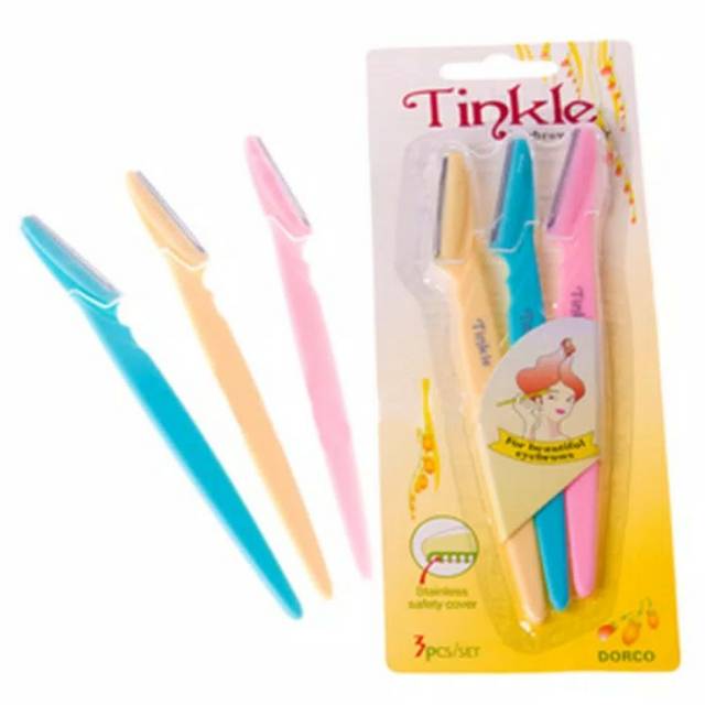 TINKLE ALAT PENCUKUR ALIS ISI 3 - PISAU ALIS ISI 3PCS