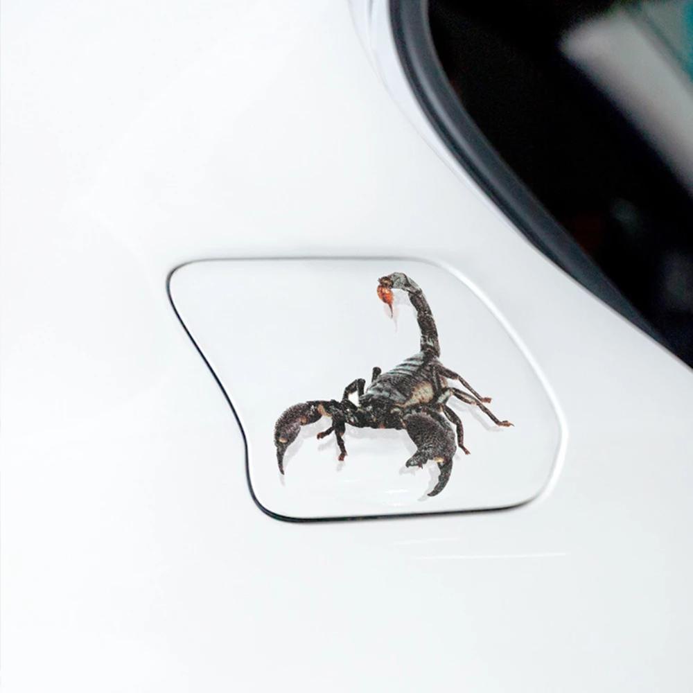 Lanfy Stiker Mobil Bumper Car Mirror High stickiness Anti Air Jendela Kendaraan Scorpion Spider Sticker