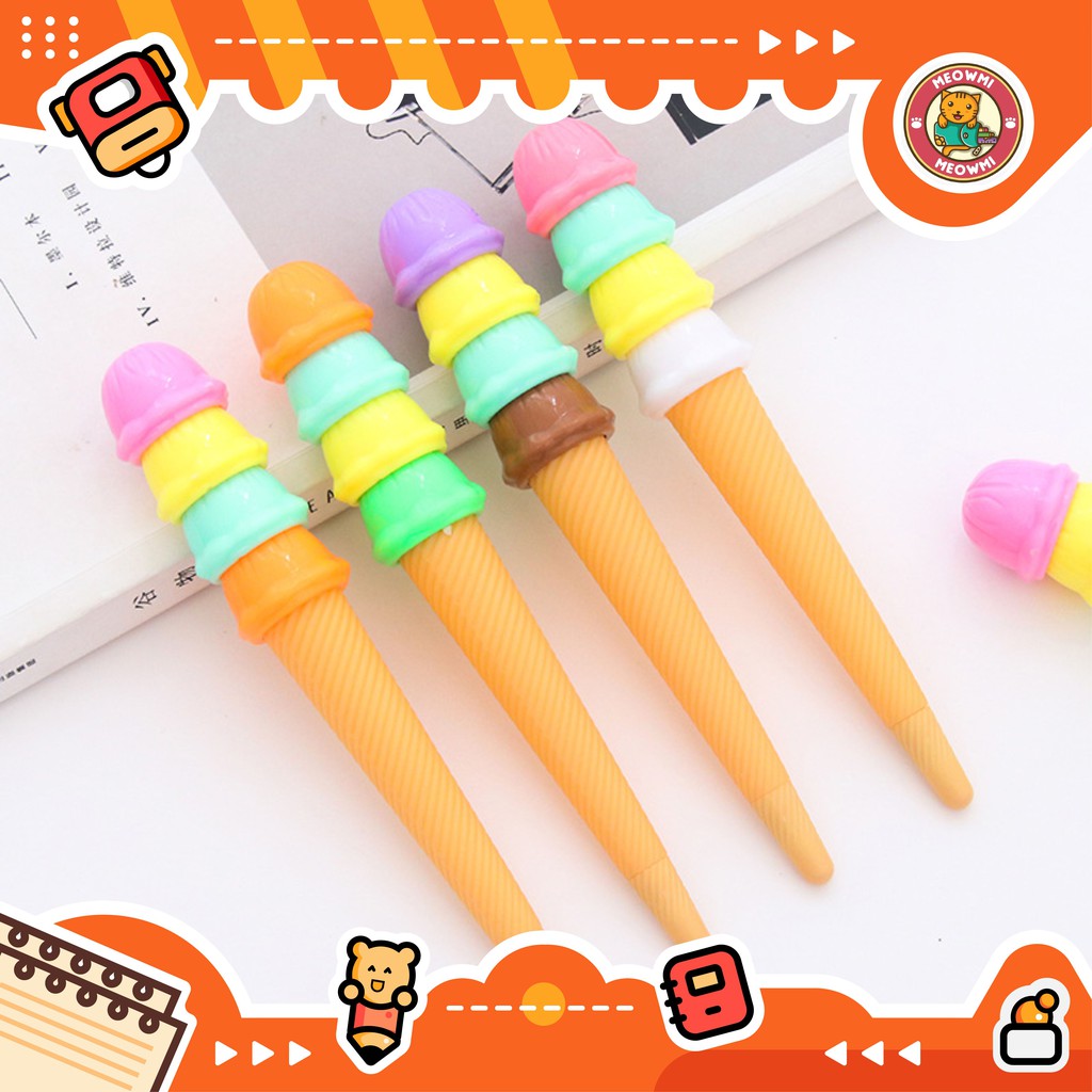 

Pulpen Unik Bentuk Es Krim Ice Cream PN0177