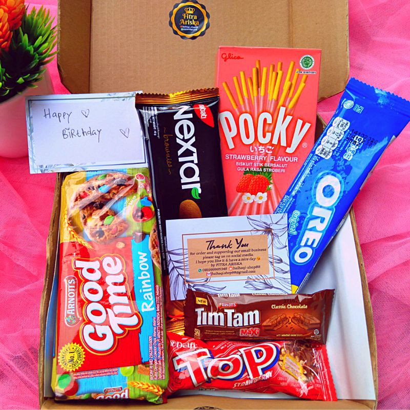 Jual Hadiah Untuk Pacar Snack Box Termurahhampers Kado Ulang Tahun Shopee Indonesia 5823