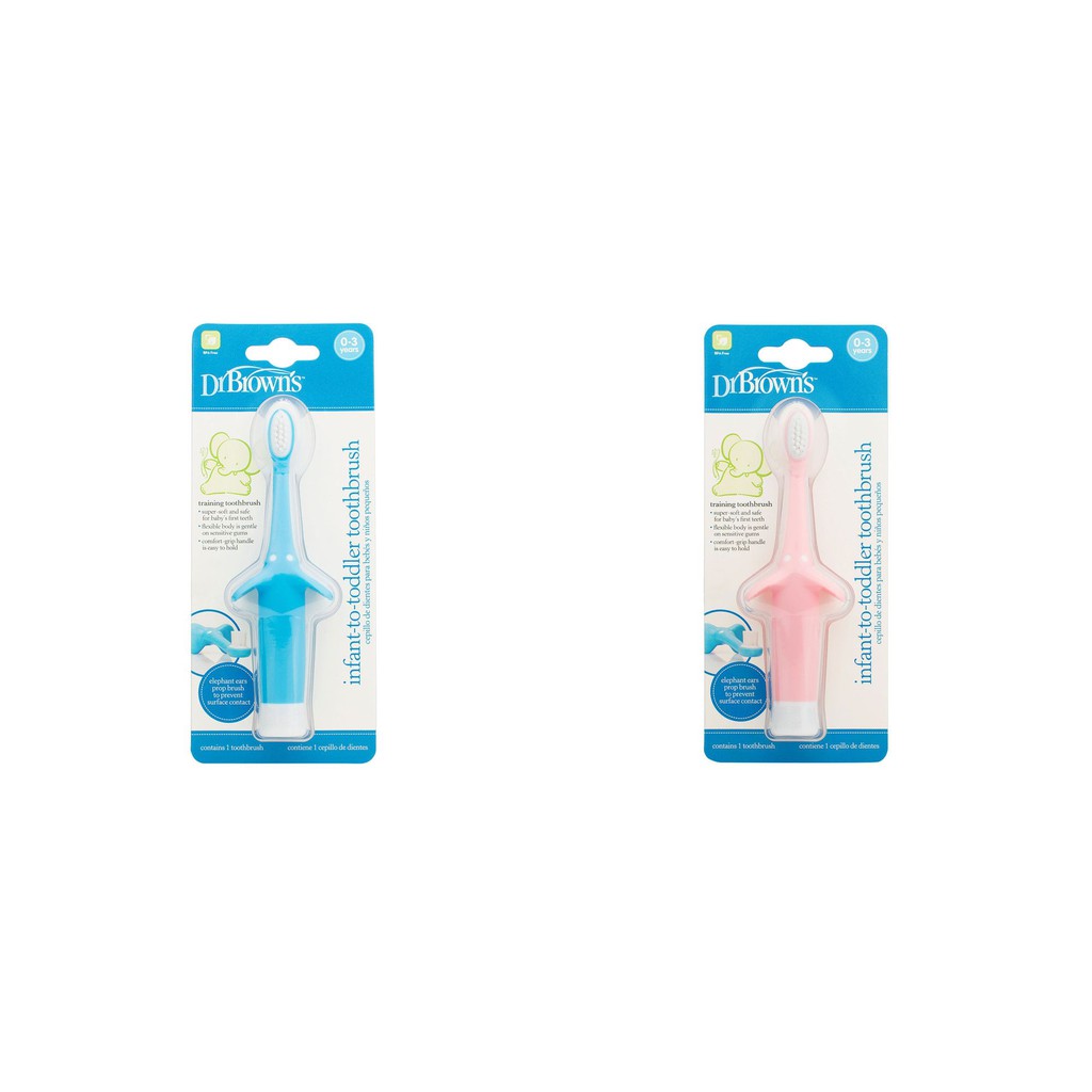 Dr Brown INFANT TO TODDLER TOOTH BRUSH /sikat gigi bayi / sikat gigi anak