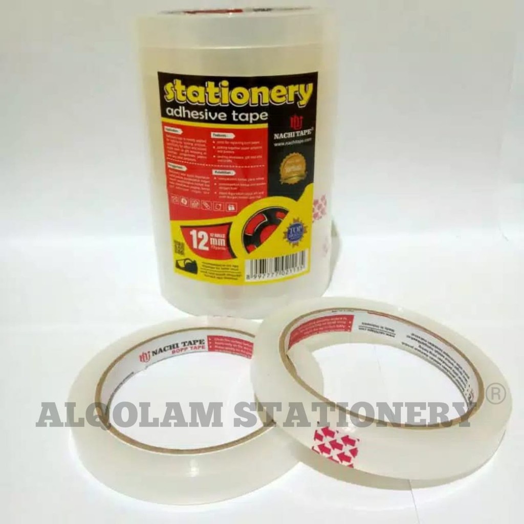 

Azka_Niam Azka_Niam SATUAN ( 1 ROLL ) Solatip Isolasi SHR Bening Nachi 1/2 Inchi 12mm x 72yard
