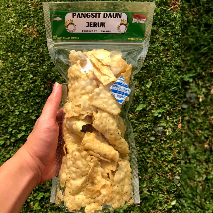 

PANGSIT DAUN JERUK ALA SNAKING Netto 175gr