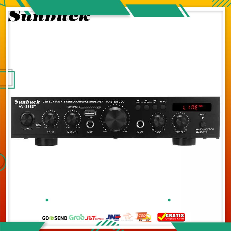 Jual Sunbuck Power Amplifier Ampli 2000W Watt Bluetooth Karaoke Home ...