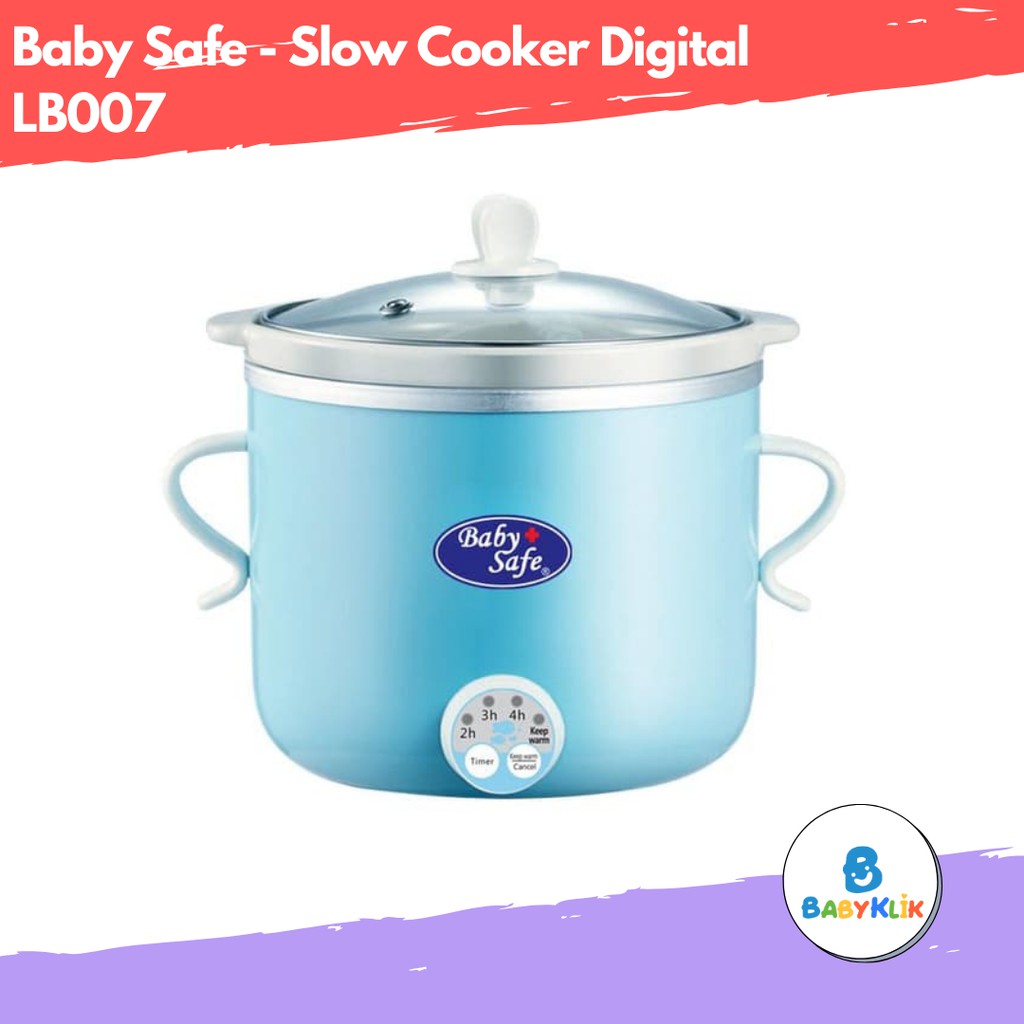 Baby Safe Baby Slow Cooker LB007 Digital 0.8L