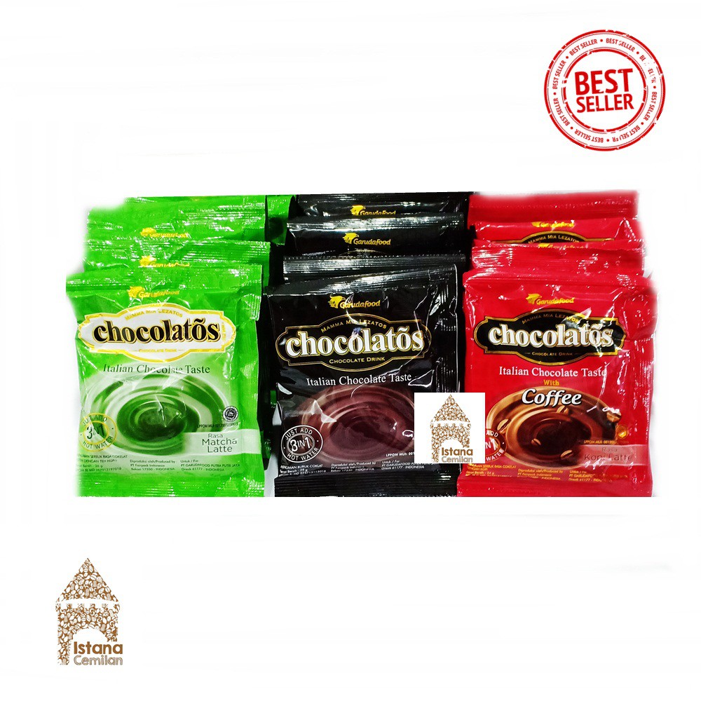 Chocolatos Chocolate Drink Cokelat / Matcha / Creamy (isi 10 pcs)