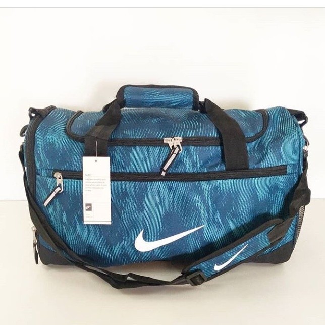 NIKE DUFFEL BAG BIRU DONGKER WAVE(DU145)  / TAS OLAHRAGA / TAS SPORT / TAS NIKE MURAH / TAS NIKE ORI