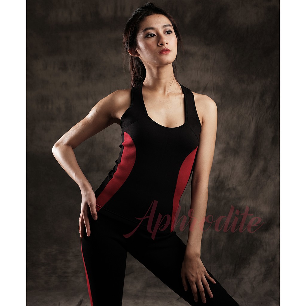 Aphrodite Series: Baju fitness bio energy / baju olahraga / baju senam / baju gym / yoga / langsing