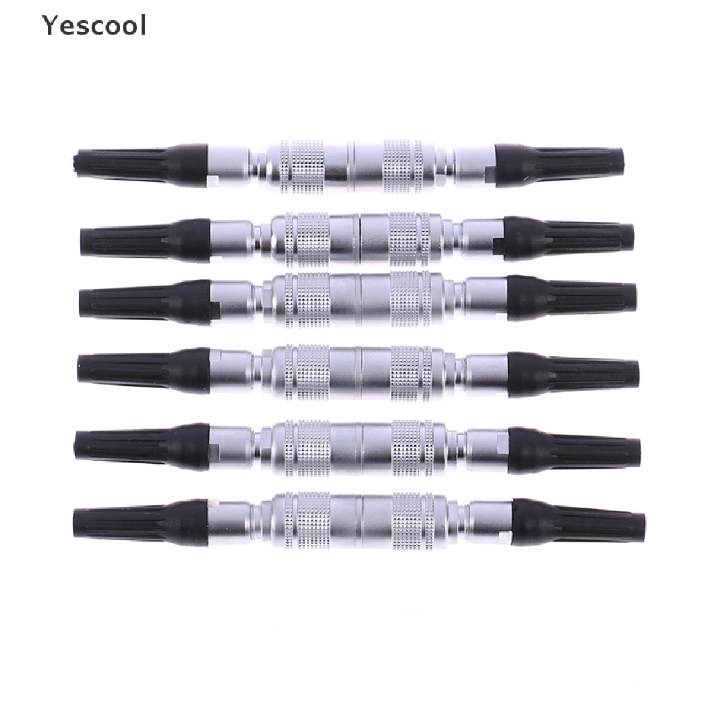 Yescool 1 Set Konektor sensor Sirkular YC8 mini Model push pull self lock