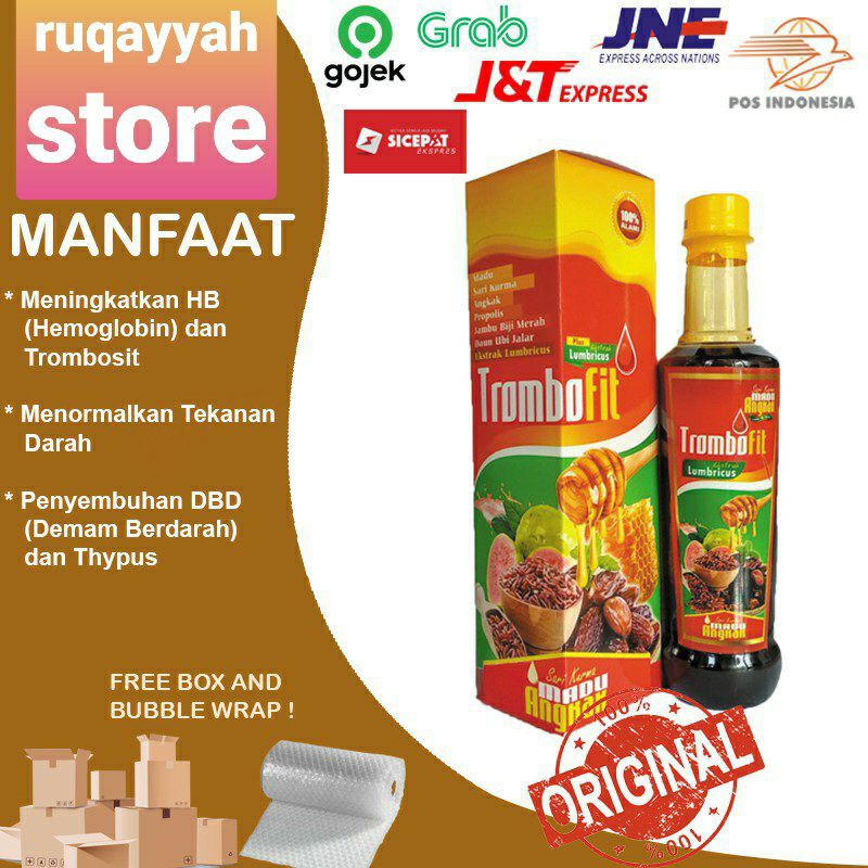 

trombofit sari kurma angkak plus jambu biji merah dan ubi jalar 460gr