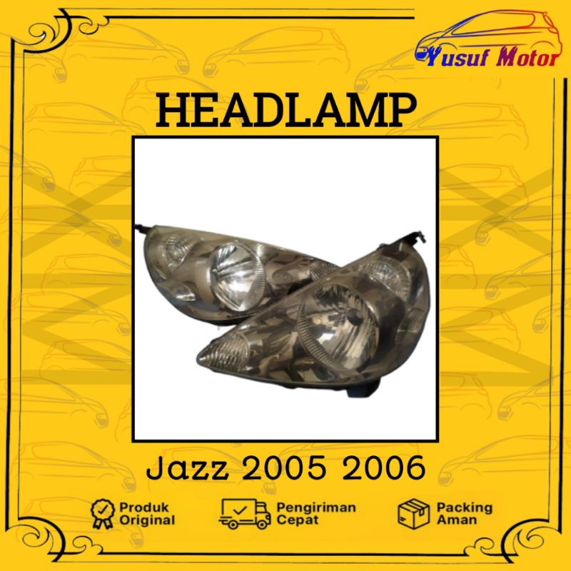 Headlamp Lampu Depan Honda Jazz 2005 2006