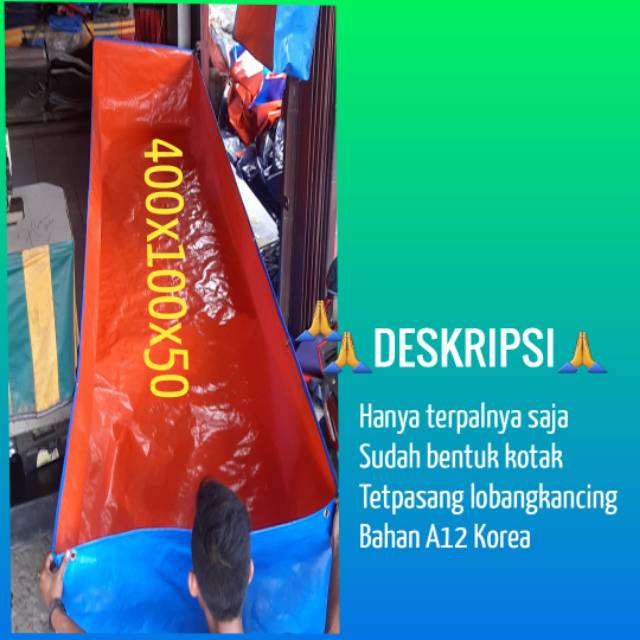 Terpal kolam ikan A12 Korea