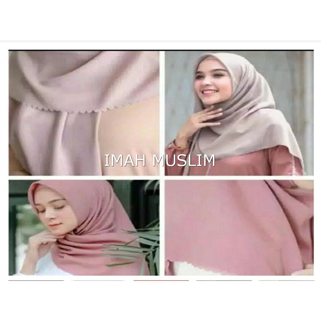 HIJAB SEGI EMPAT BELLA LASERCUT BELLA SQUARE POTTON LASERCUT POLLYCOTTON MURAH BISA COD