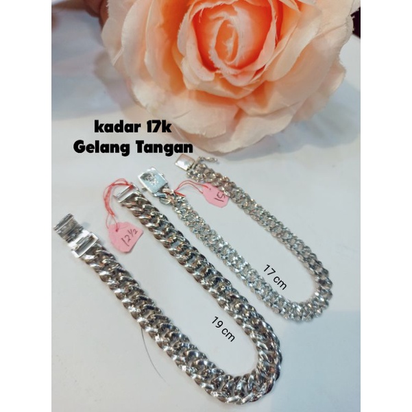 Gelang Sisik Naga Emas Asli kadar 750/17k