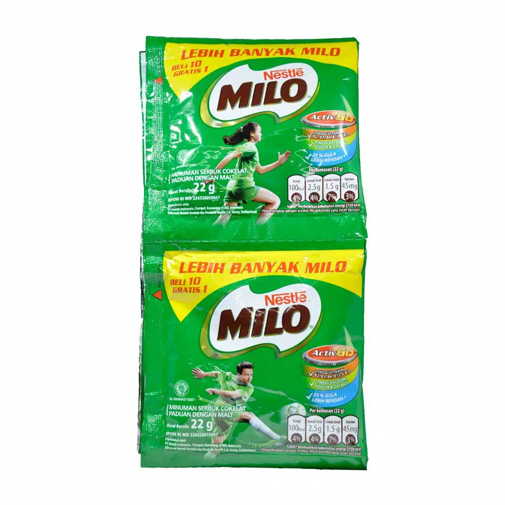 

Milo Activ Go Renceng 10X22gr