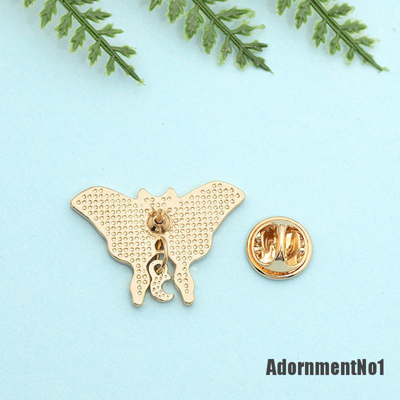 (Adornmentno1) Bros / Pin Desain Kupu-Kupu Enamel Untuk Aksesoris Pakaian