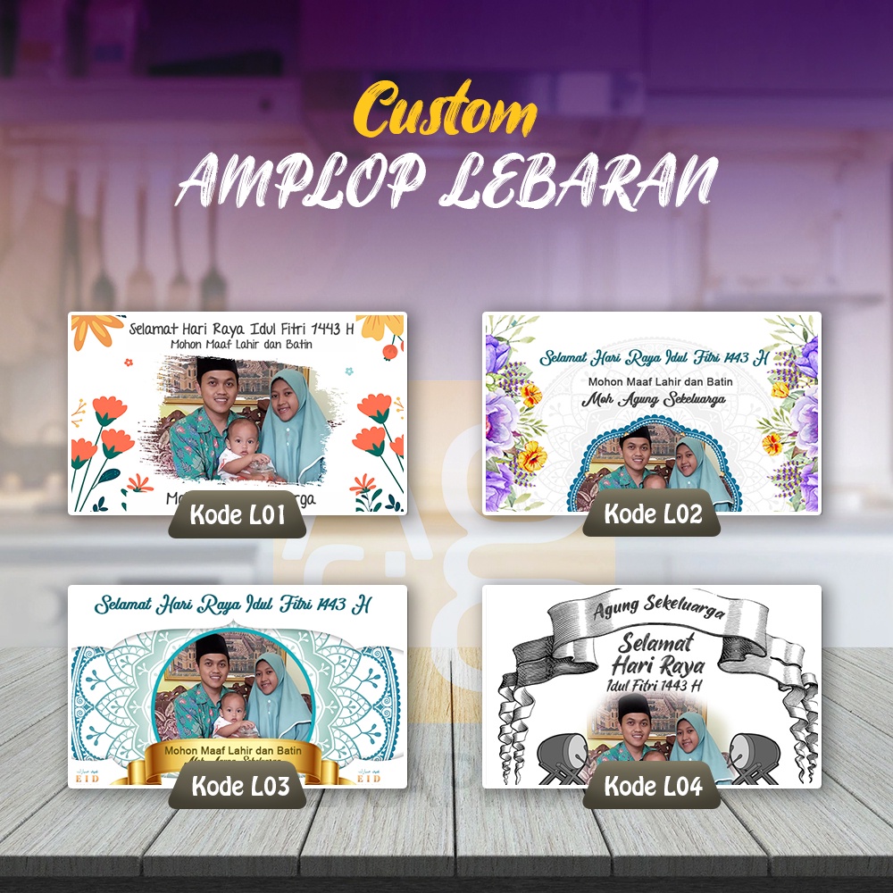 

Amplop uang lebaran Custom uk. 7 x 11 cm 50pcs