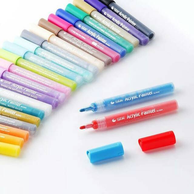 

Spidol acrylic marker Sta 1000