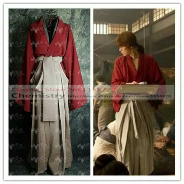 COSTUME SAMURAI X YUKATA KIMONO BAJU TRADISIONAL JEPANG size by request