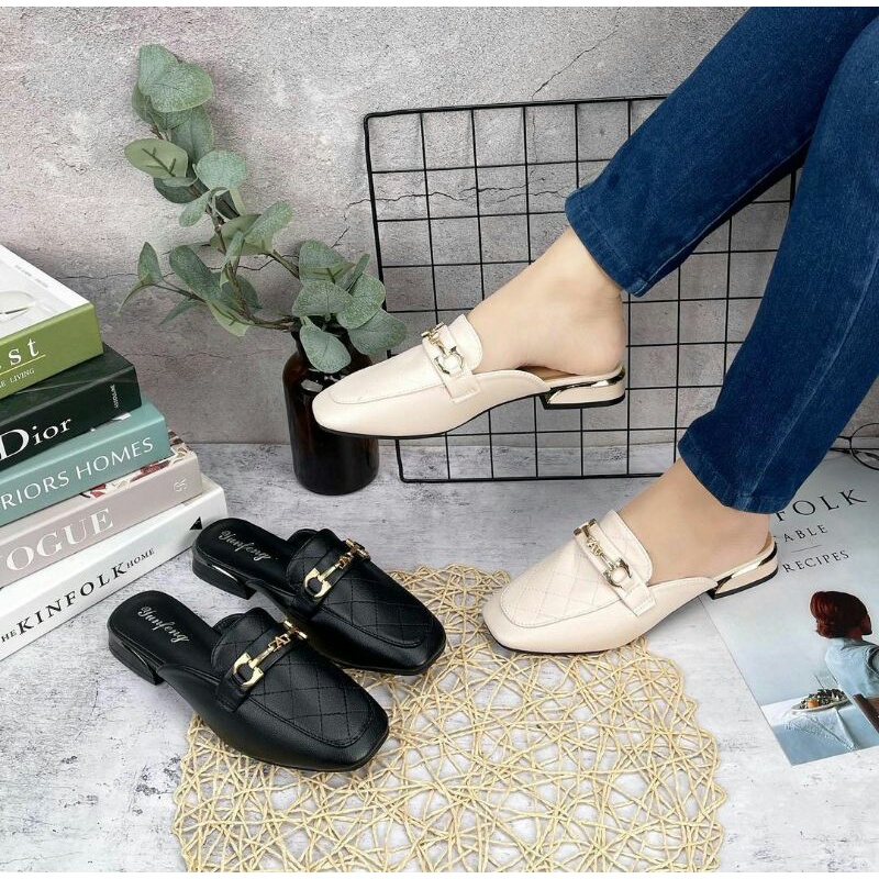 Heelslop M991 wanita import realpict