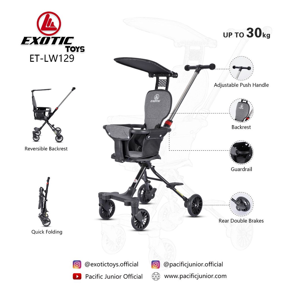 Exotic Stroller Baby Magic LW -129 / Kereta Dorong Bayi LW -129