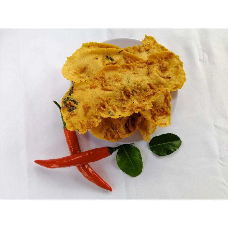 

Rempeyek Gerago isi 25biji kemasan toples