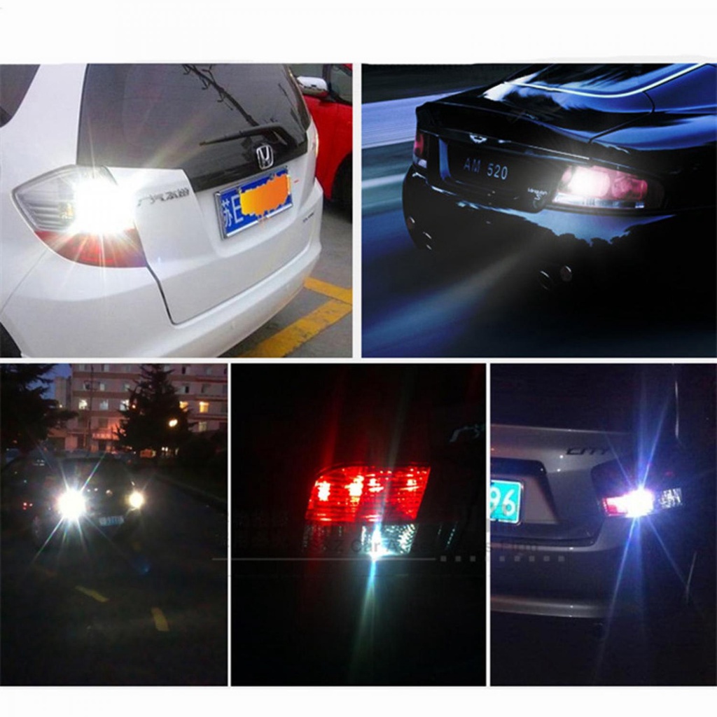 (100% BARANG ORI) Lampu Rem Mobil LED 1156 BA15S P21W 2PCS