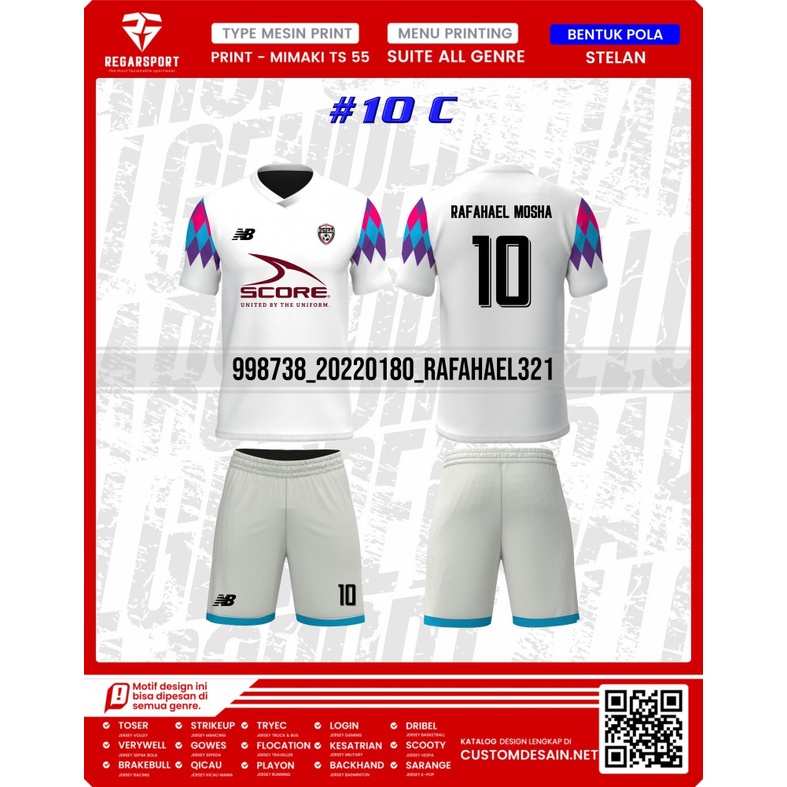 Jersey football/futsal full printing