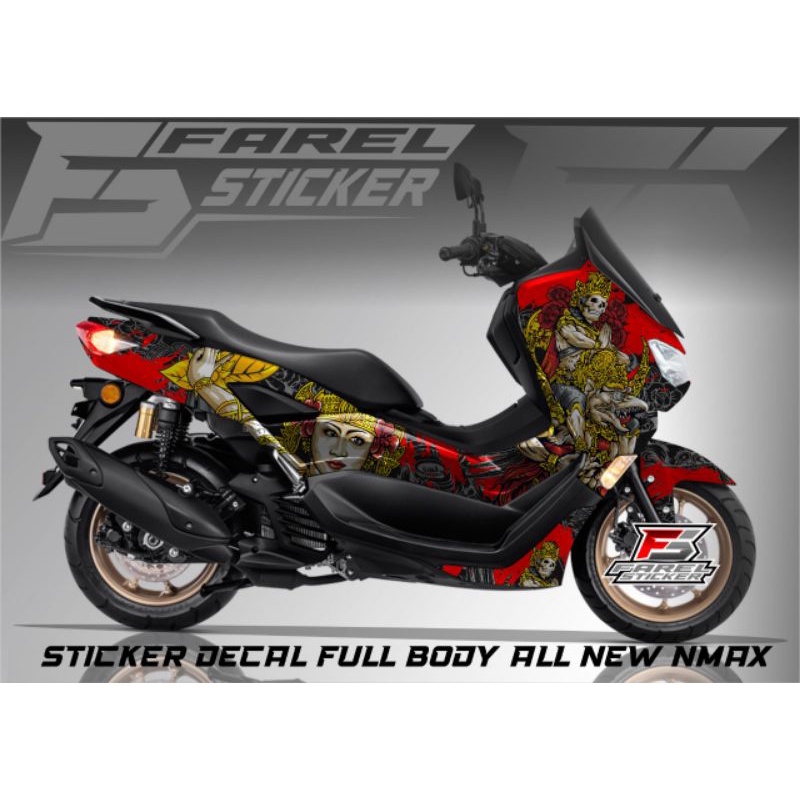 decal full body Yamaha nmax new/2021 stiker variasi decal nmax