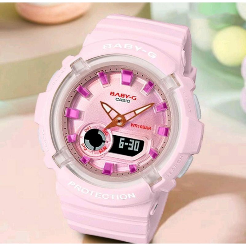 Jam Tangan Baby G Dualtime Wanita Jam Tangan Terlaris Waterproof